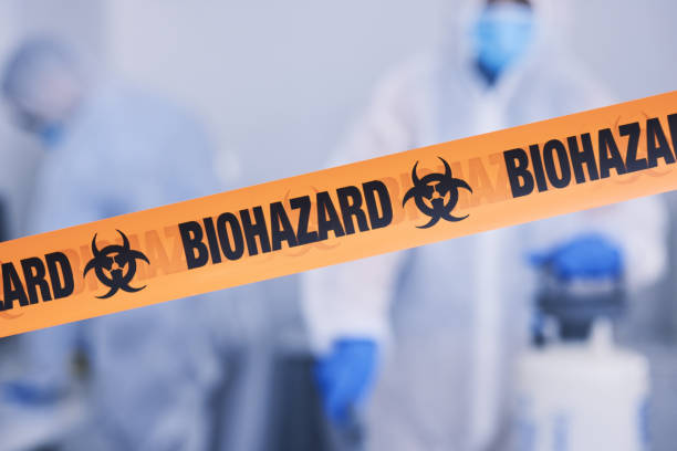 Professional Blood Cleanup technician working in Franklin, NJ